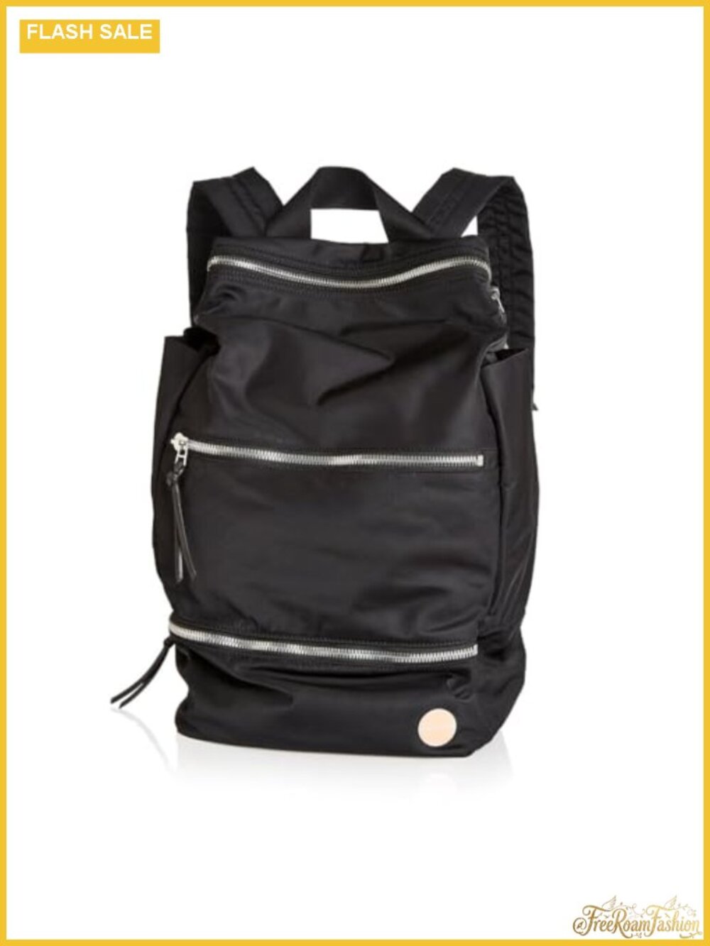 Convertible Nylon Travel Backpack Laptop Compartment